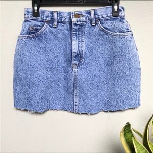 Lee Light Blue Denim Mini Skirt